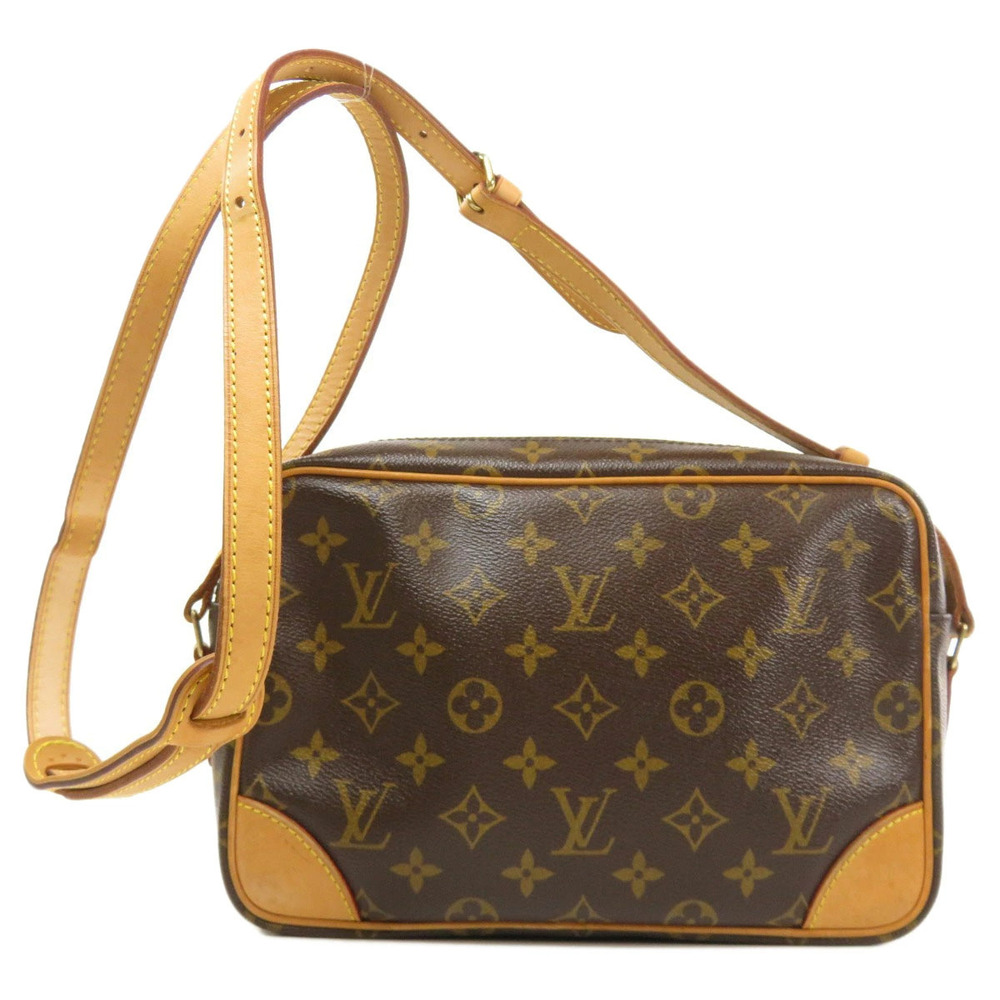 Louis Vuitton Monogram Canvas Bag Trocadero Shoulder Brown